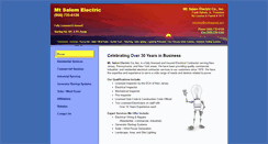 Desktop Screenshot of mtsalemelectric.com